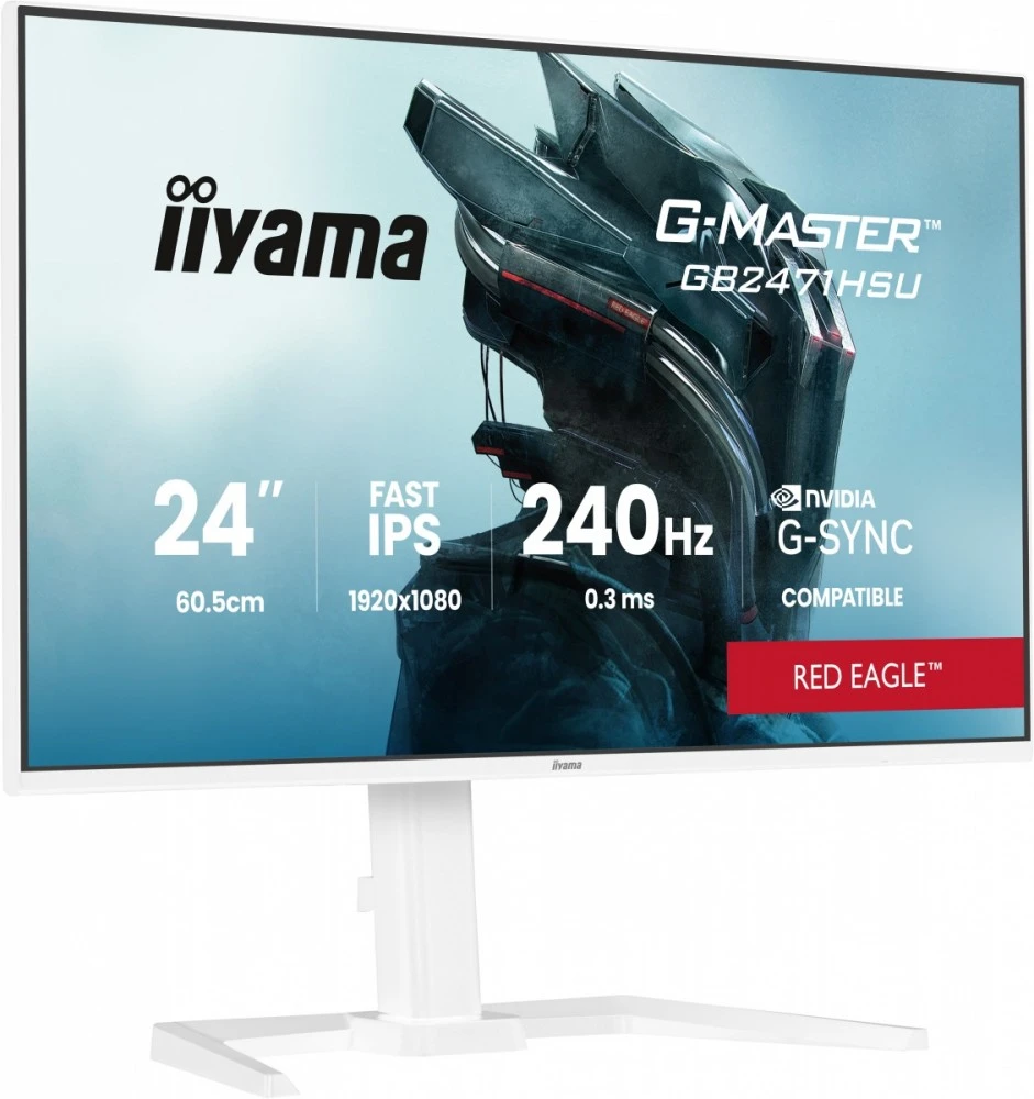 Monitorius IIYAMA 60.5 cm (24 inch) GB2471HSU-W1 16-9 2xHDMI+DP+USB-C IPS