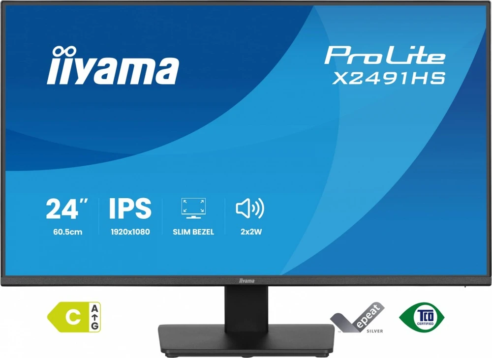 „iiyama X2491HS-B1“ 24 colių „Full HD IPS“ 120 Hz monitorius
