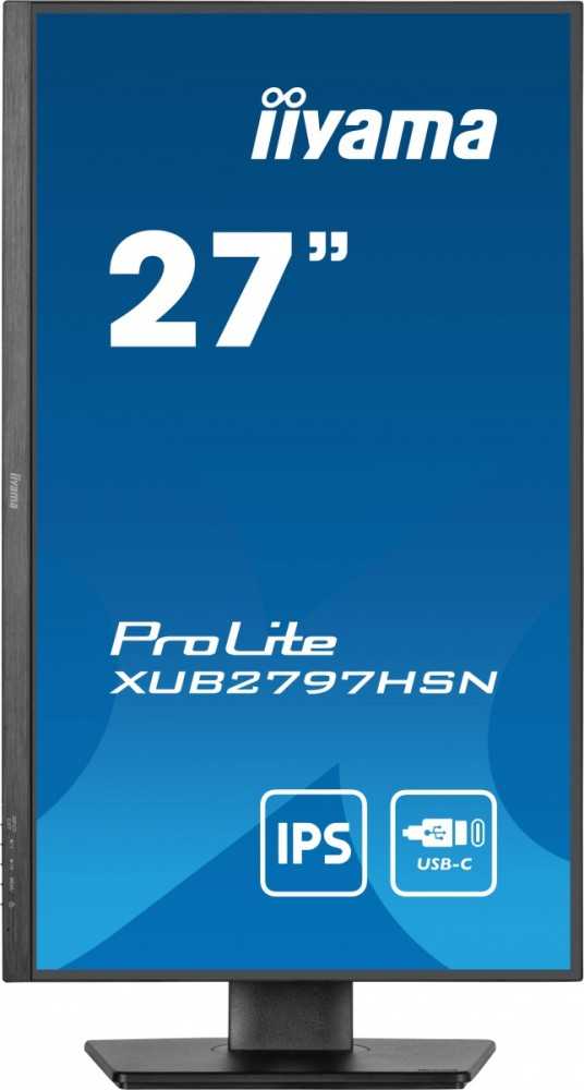 Monitorius „iiyama ProLite XUB2797HSN-B2“ – 100 Hz | „Full HD“ | 27 colių | IPS | 1 ms + „Norton Small Business“