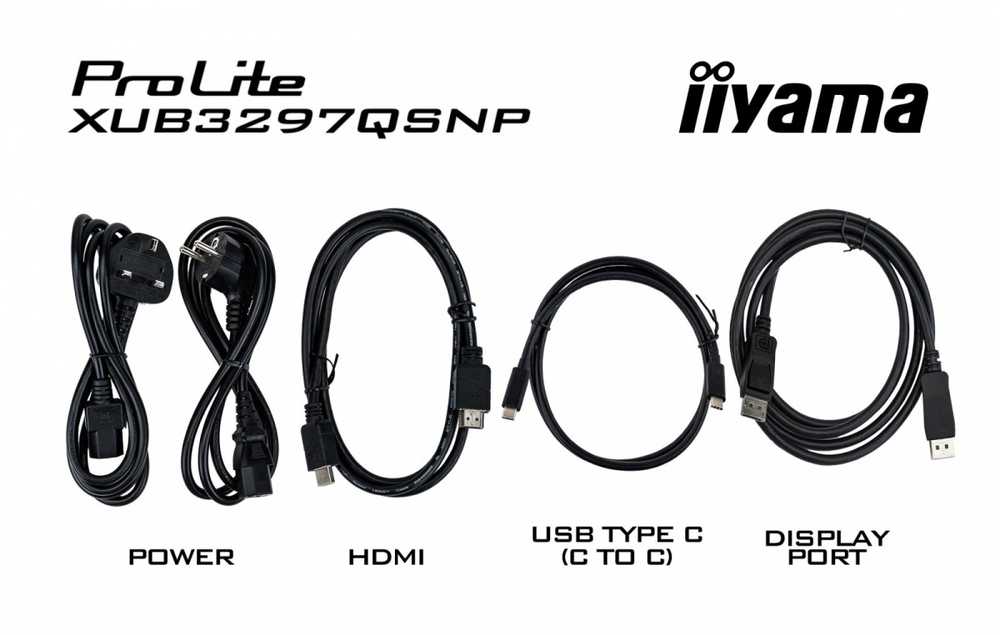 Monitorius „iiyama ProLite XUB3297QSNP-B1“ – 100 Hz | QHD | IPS | 32 colių + „Norton Small Business“