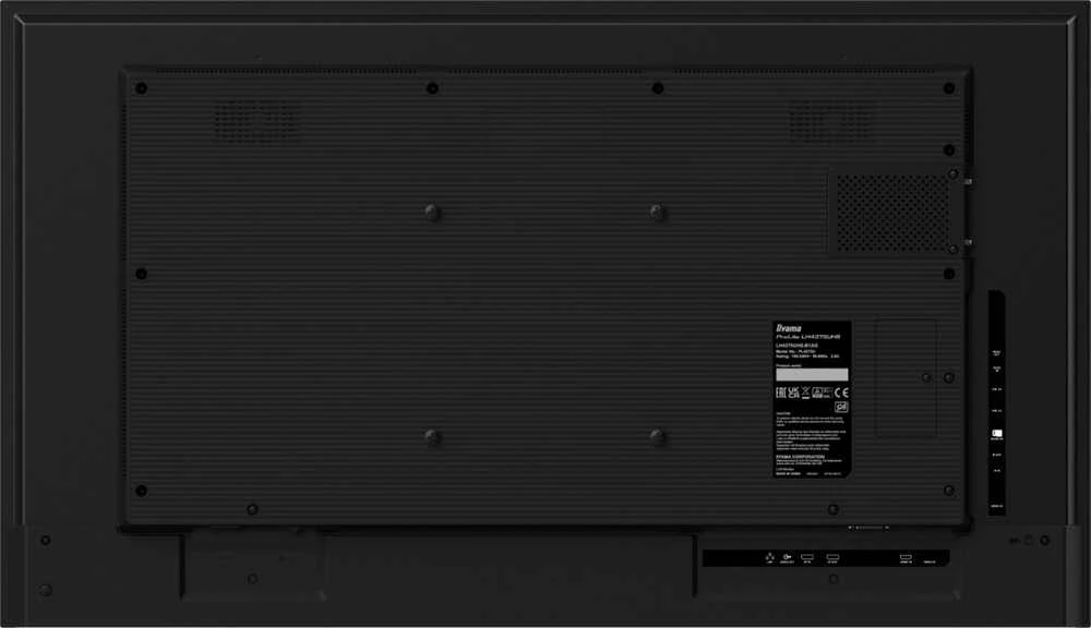 Iiyama Monitorius 43 cale lh4365uhsb-b1 24/7, ips, Android 11, 4k, 800cd, iisignage2, sdm, 2x hdmi, dp, 2x usb, 2x 10w, rj45, wifi, 4/32 pozi 400 x 400 (vesa)