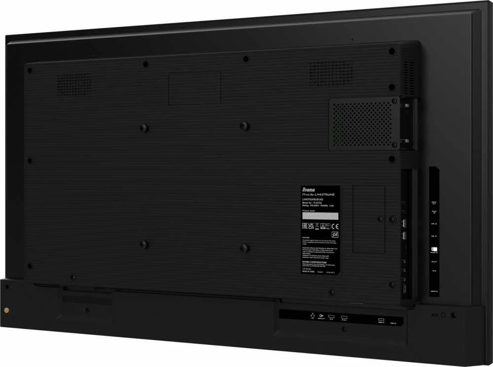 Iiyama Monitorius 43 cale lh4365uhsb-b1 24/7, ips, Android 11, 4k, 800cd, iisignage2, sdm, 2x hdmi, dp, 2x usb, 2x 10w, rj45, wifi, 4/32 pozi 400 x 400 (vesa)