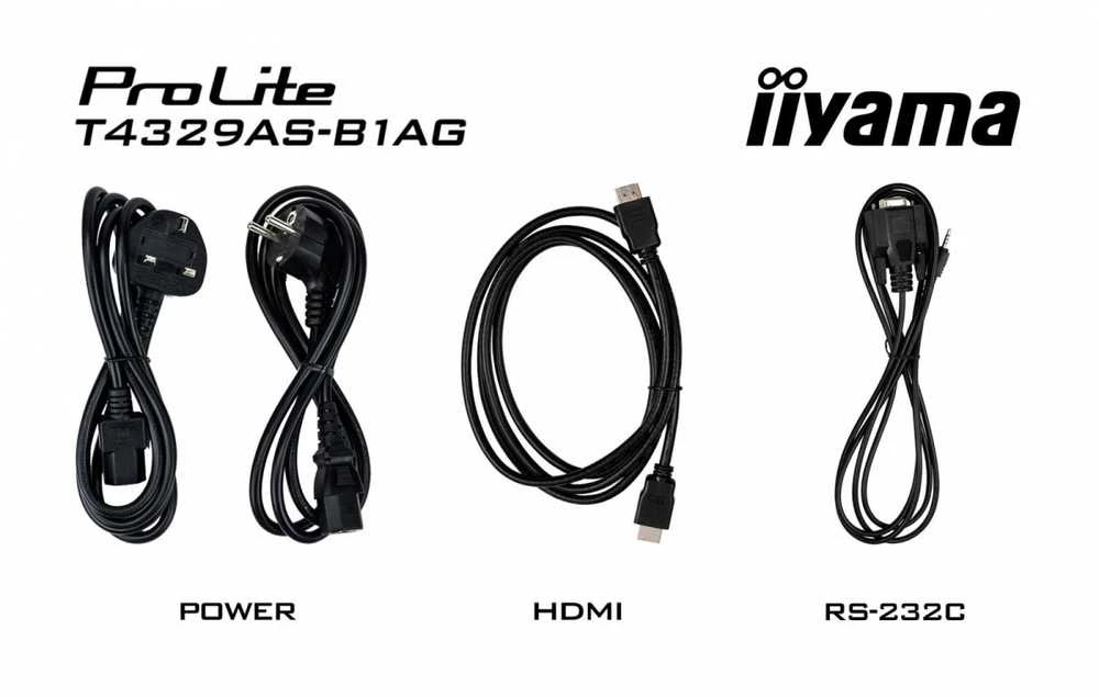 Monitorius „iiyama“ 43 colių interaktyvus daugiafunkcis ekranas su „Android 14“ operacine sistema, „Zero Gap Air Bonding“ – „DeepContrast PCAP“, 20 taškų jutikliniu ekranu