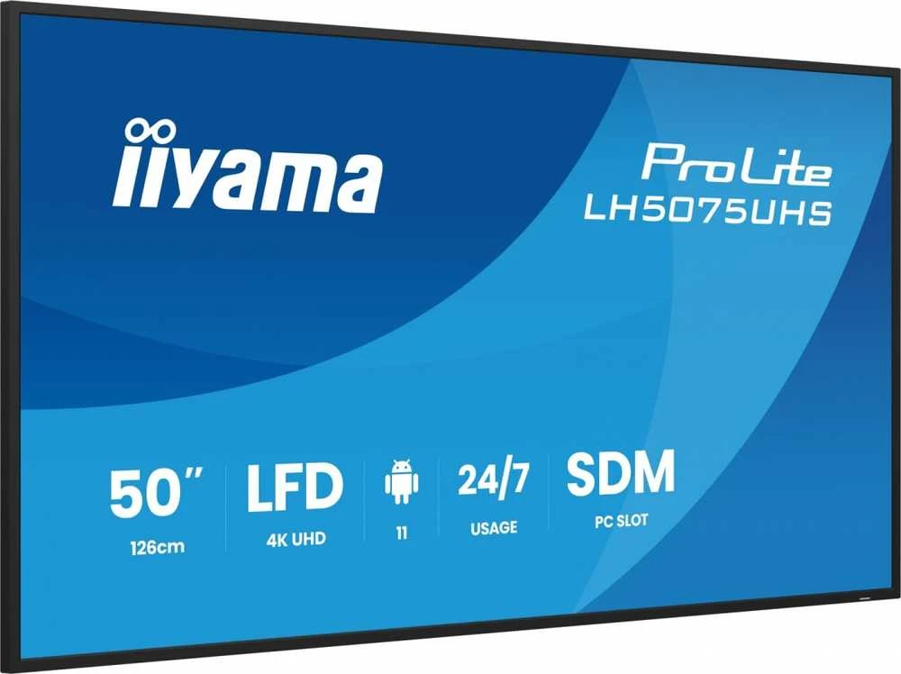 Monitorius iiyama ProLite LH5075UHS-B2AG