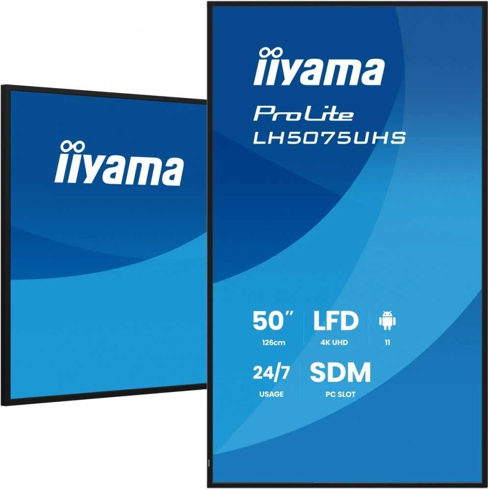 Monitorius iiyama ProLite LH5075UHS-B2AG