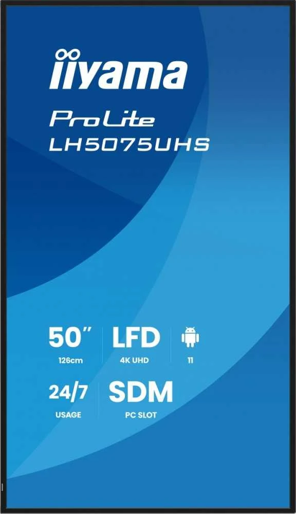 Monitorius iiyama ProLite LH5075UHS-B2AG