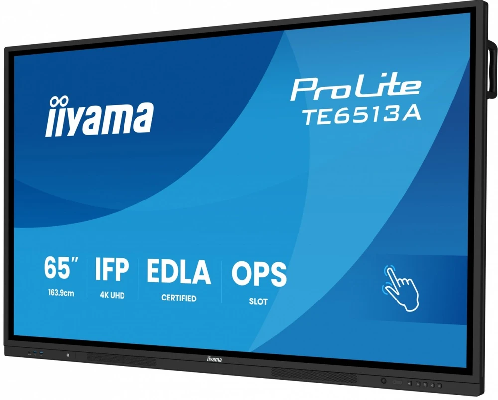 Monitorius Iiyama TE6513A-B2AG 65IN UHD IR 40P - TOUCH AG WITH INTERACTIVE ANDROI