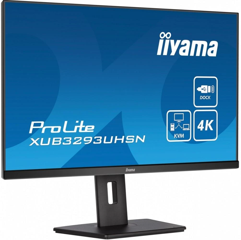 Monitorius Iiyama ProLite XUB3293UHSN-B5, 32" 4K UHD IPS 16:9, 4 ms, matinis, juodas
