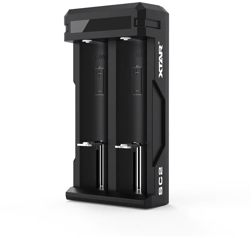 Įkroviklis do akumulatorów li-ion 18650 usb-c xtar sc2