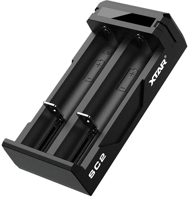 Įkroviklis do akumulatorów li-ion 18650 usb-c xtar sc2