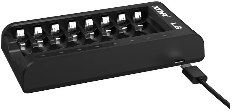 Xtar Baterija charger AA/AAA 1,5 V i 1,2V, smart - 8 slots