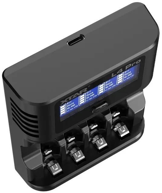 Įkroviklis do akumulatorów li-ion, ni-mh xtar l4pro