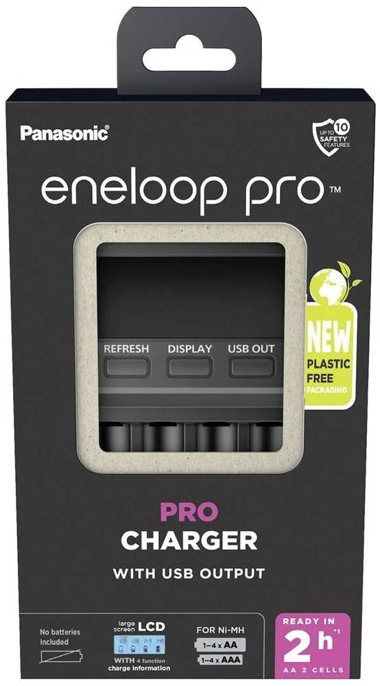 Kroviklis Panasonic ENELOOP Pro BQ-CC65E, 2 val