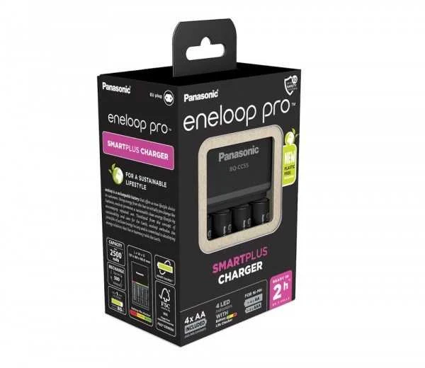 Įkroviklis panasonic smartplus + 4x aa eneloop pro 2500 mah