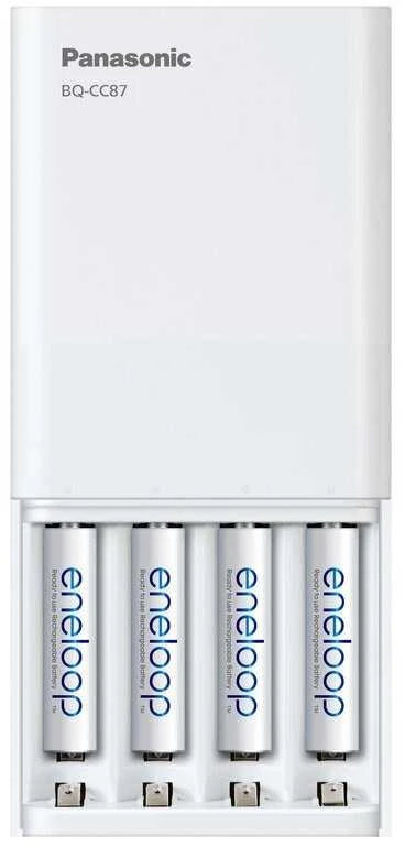 Įkroviklis Panasonic ENELOOP K-KJ87MCD40USB, 2,25 V; +(4xAA)