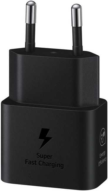 Įkroviklis samsung maitinimo adapteris 25w usb-c greitas įkrovimas 1m juodas