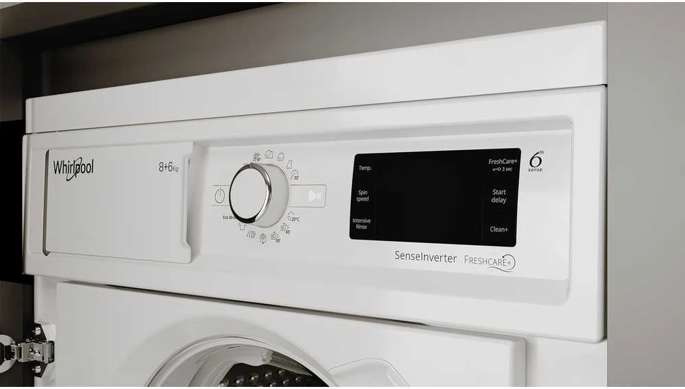 Įmontuojama skalbyklė-džiovyklė Whirlpool BI WDWG 861485 EU