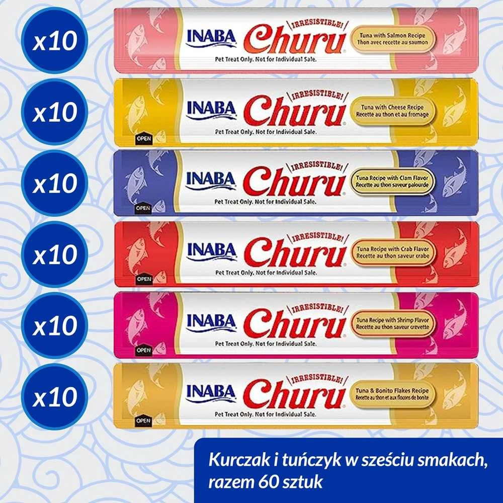 Inaba cat churu veislių tunas - kačių skanėstas 60 x 14 g