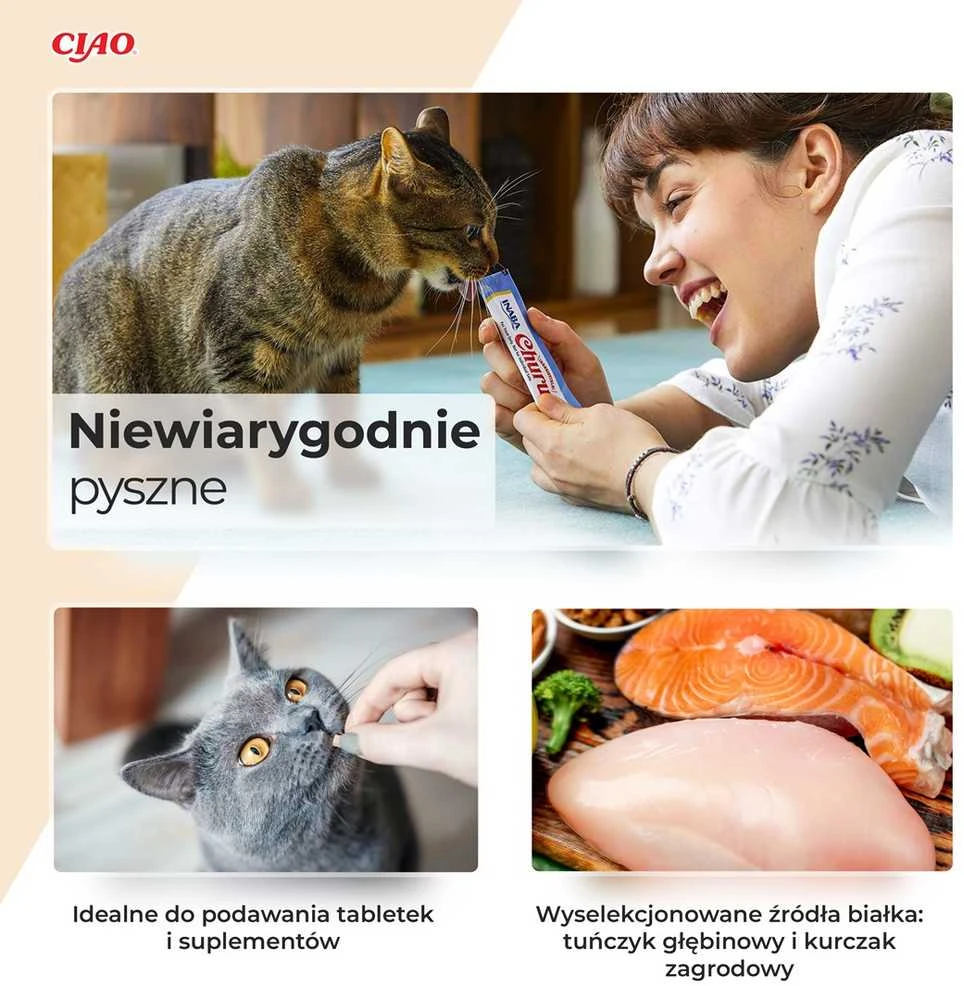 Inaba Churu Cat skanėstas Chicken Cheese 56g