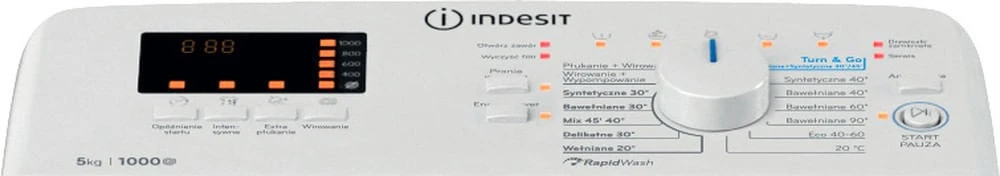 Skalbimo mašina Indesit INDESIT Skalbimo mašina BTWS50400PLN