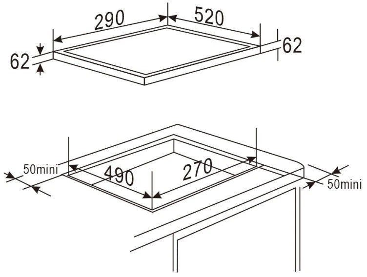 Indukcinė kaitlentė mpm-30-im-12/n 30cm