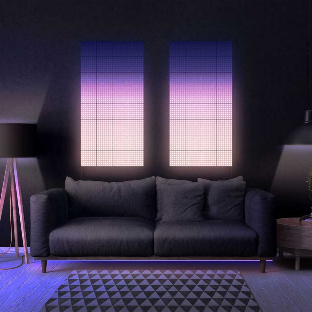 Inteligentne bloki twinkly squares combo pack 6 blocks (1 master + 5 extension) x 64 pikselių rgb