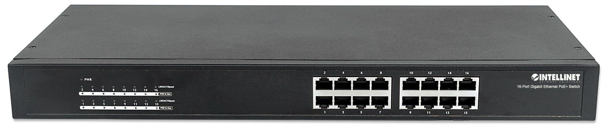 Šakotuvas Intellinet 560993 Switch 16p Gigabit PoE