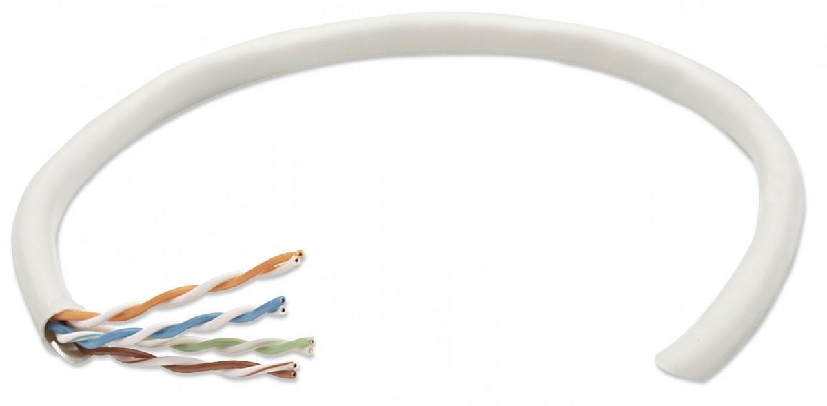 Intracom INTELLINET Cat5e UTP tinklo kabelis masinis kietas 305 m 1000 pėdų 24AWG Pilkas