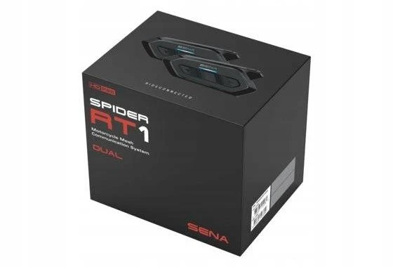 Motociklo Interkomas - Sena Spider RT1 Dvigubas Rinkinys