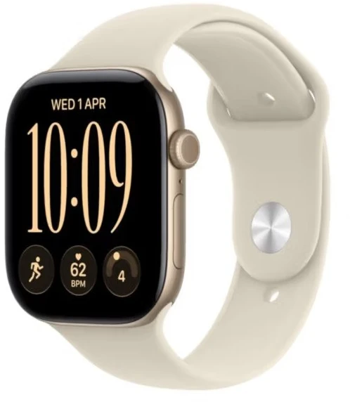 Išmanusis laikrodis Apple Watch Series 12 GPS 42mm Light Gold Aliuminio Case | Sand Sport Band - M/L