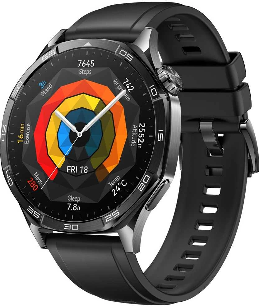 HUAWEI WATCH GT 5 46mm Black Fluoroelastomer Strap