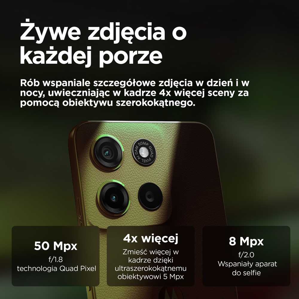 Motorola moto g15 power 17,1 cm (6,72 colio) Dviguba SIM kortelė „Android 15“ 4G USB C tipo 8 GB 256 GB 6000 mAh Žalias
