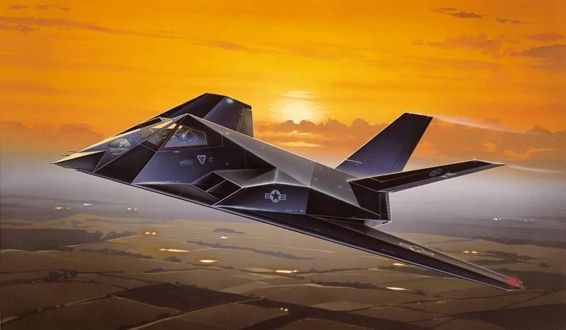 Italeri Lockheed F-117A Nighthawk 1/72 plastikinis lėktuvas