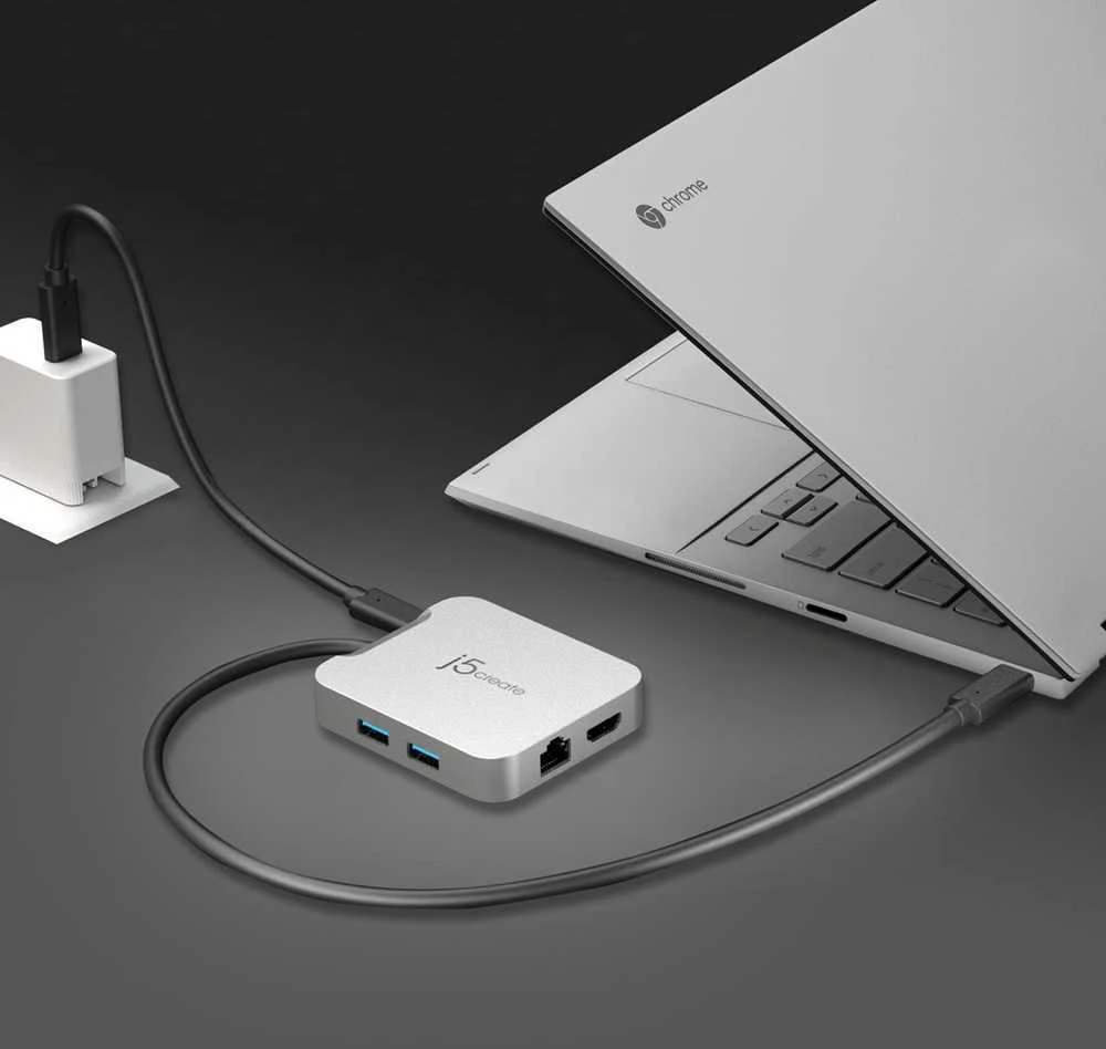 J5create – 4K60 Elite USB-C PD kelių prievadų adapteris