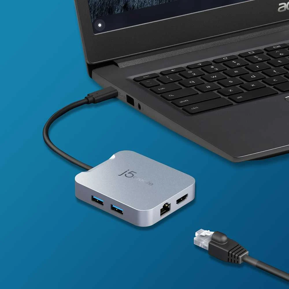 J5create – 4K60 Elite USB-C PD kelių prievadų adapteris