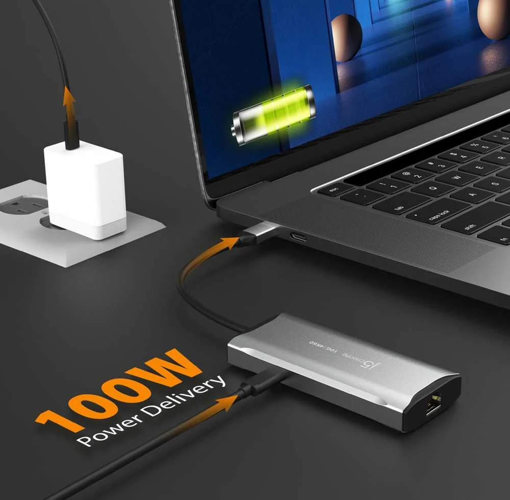 J5create – 4k60 Elite USB-C 10Gbps kelioninis dokas