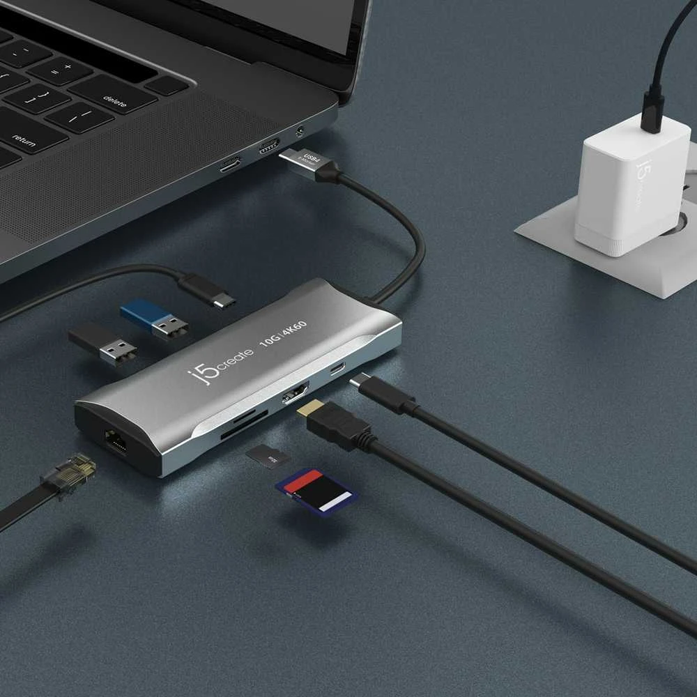 J5 Create J5create – 4k60 Elite USB-C 10Gbps mini dokas