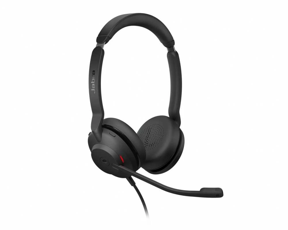 Jabra Evolve2 30 SE juodos stereo ausinės su mikrofonu