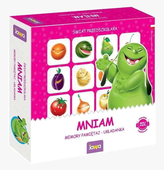 Atminties lavinimo žaidimas Mniam Mini Jawa