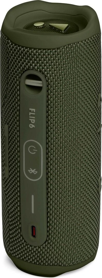 JBL Flip 6 Nešiojama vandeniui atspari kolonėlė, Žalios spalvos