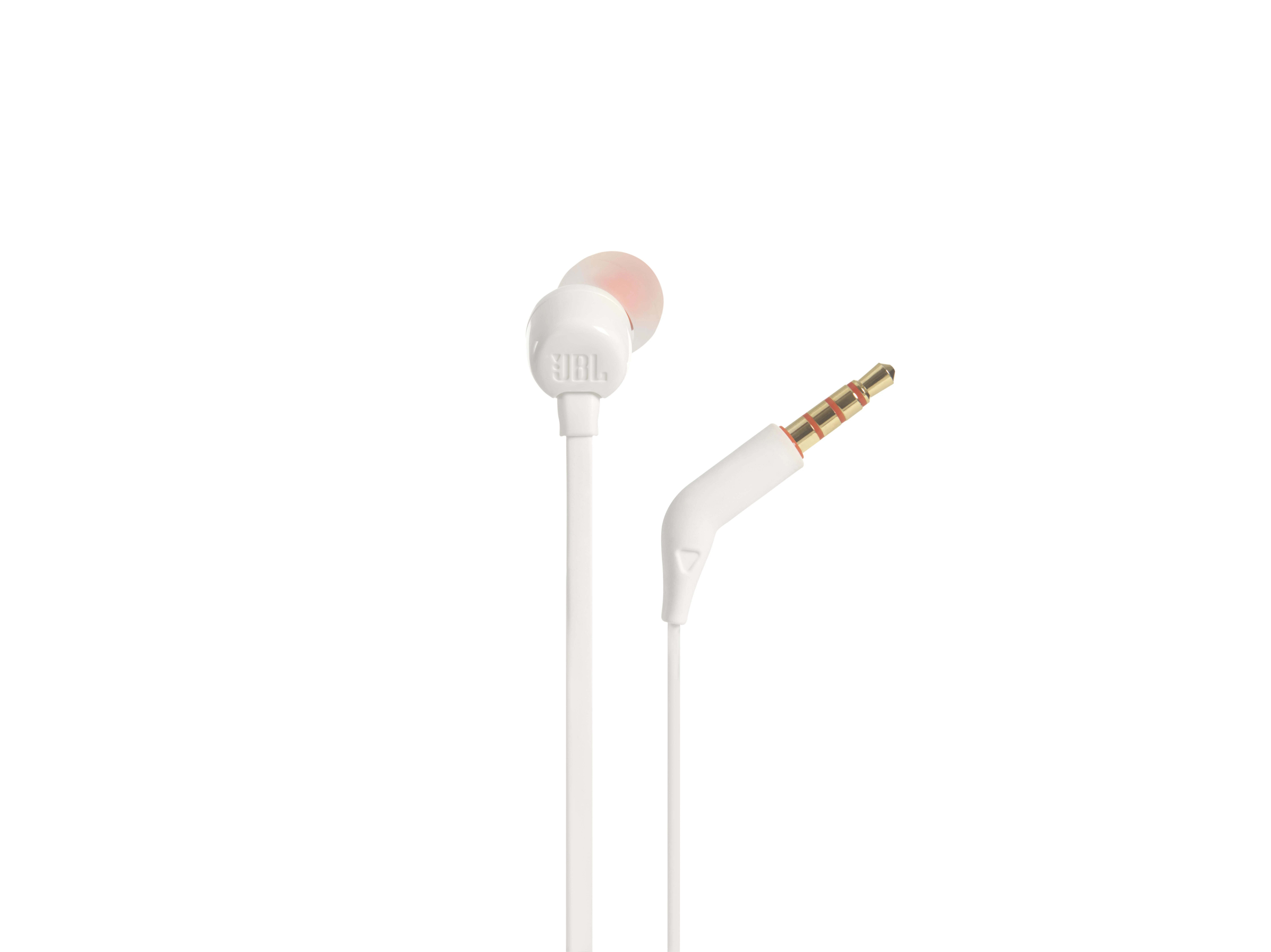 Ausinės JBL TUNE T110 Pure Bass Sound baltos