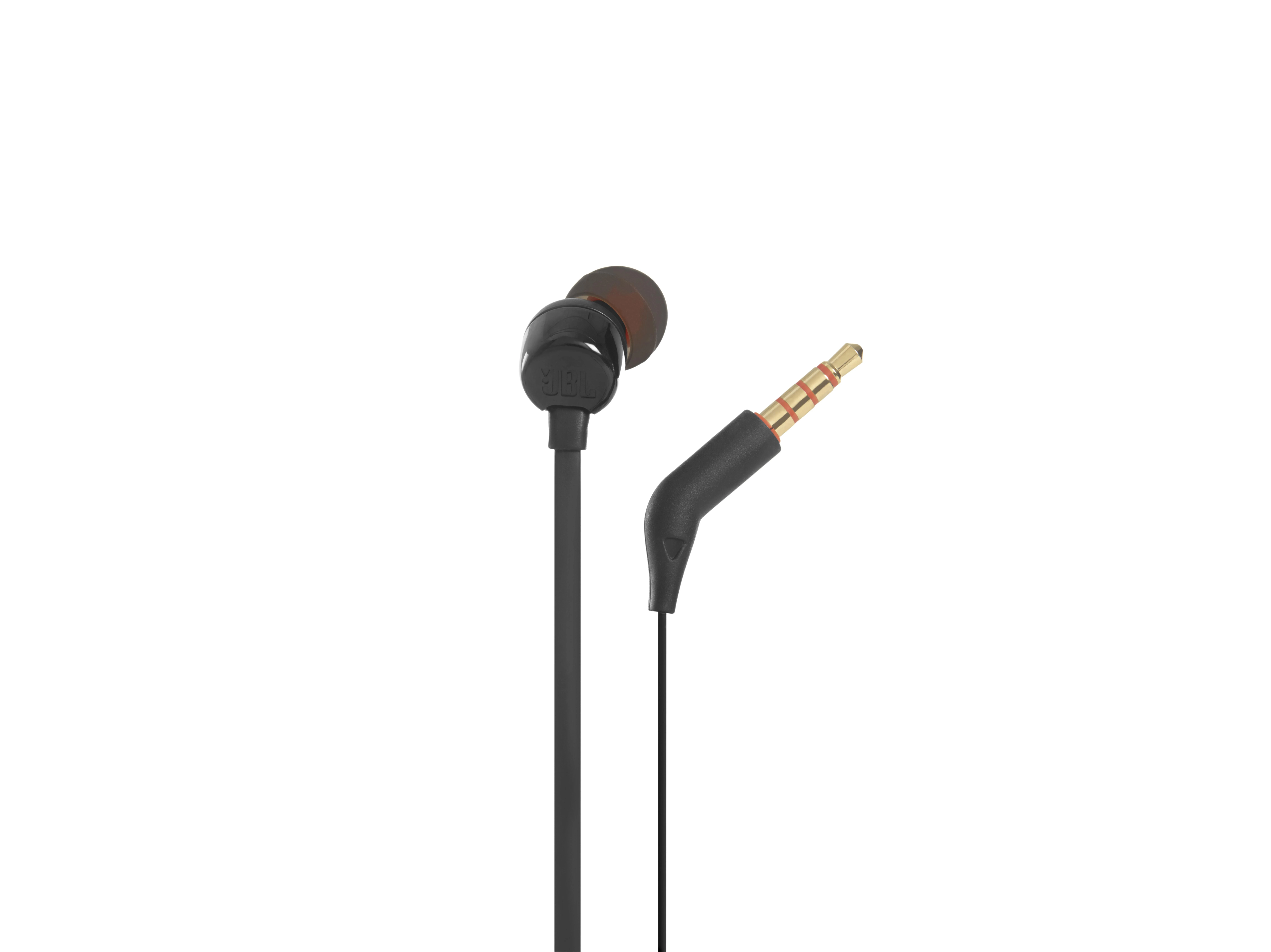 Ausinės JBL T110BLK, laidinės, Juodos