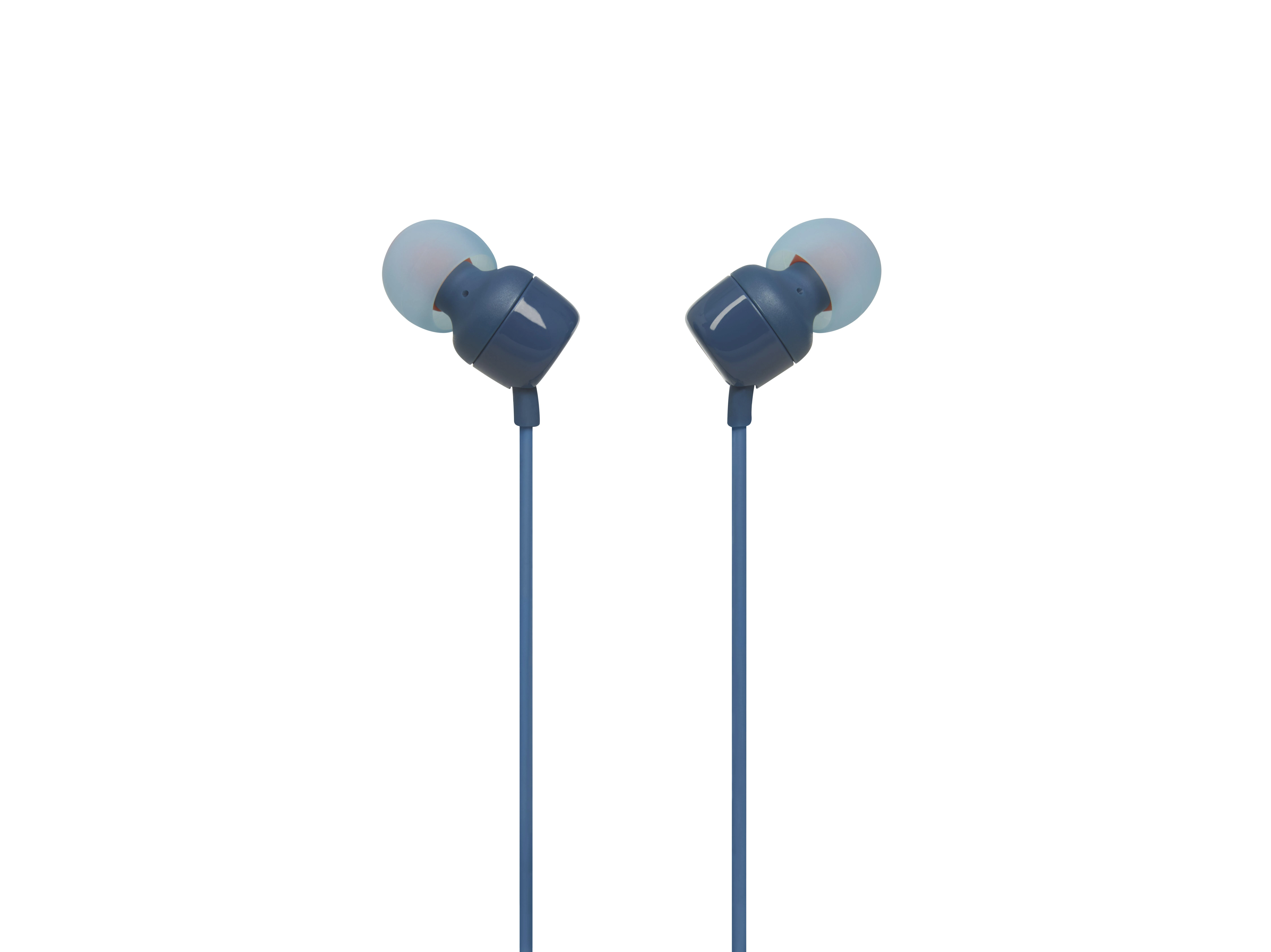 Ausinės JBL TUNE T110 Pure Bass Sound mėlynos