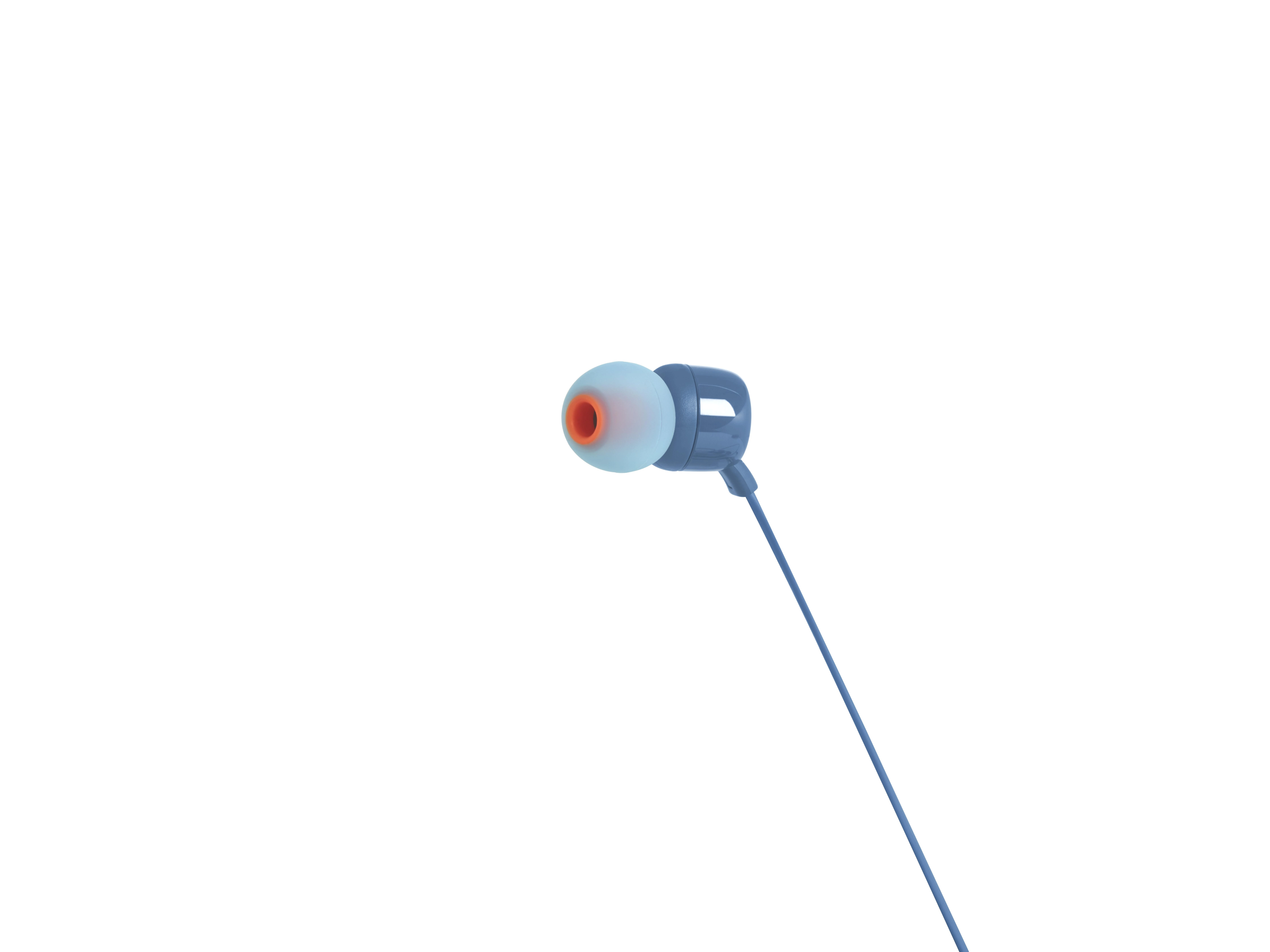 Ausinės JBL TUNE T110 Pure Bass Sound mėlynos