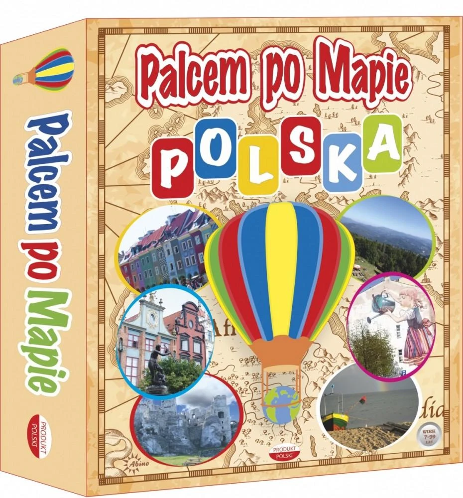 Abino Žaidžia pirštu žemėlapyje – Lenkija