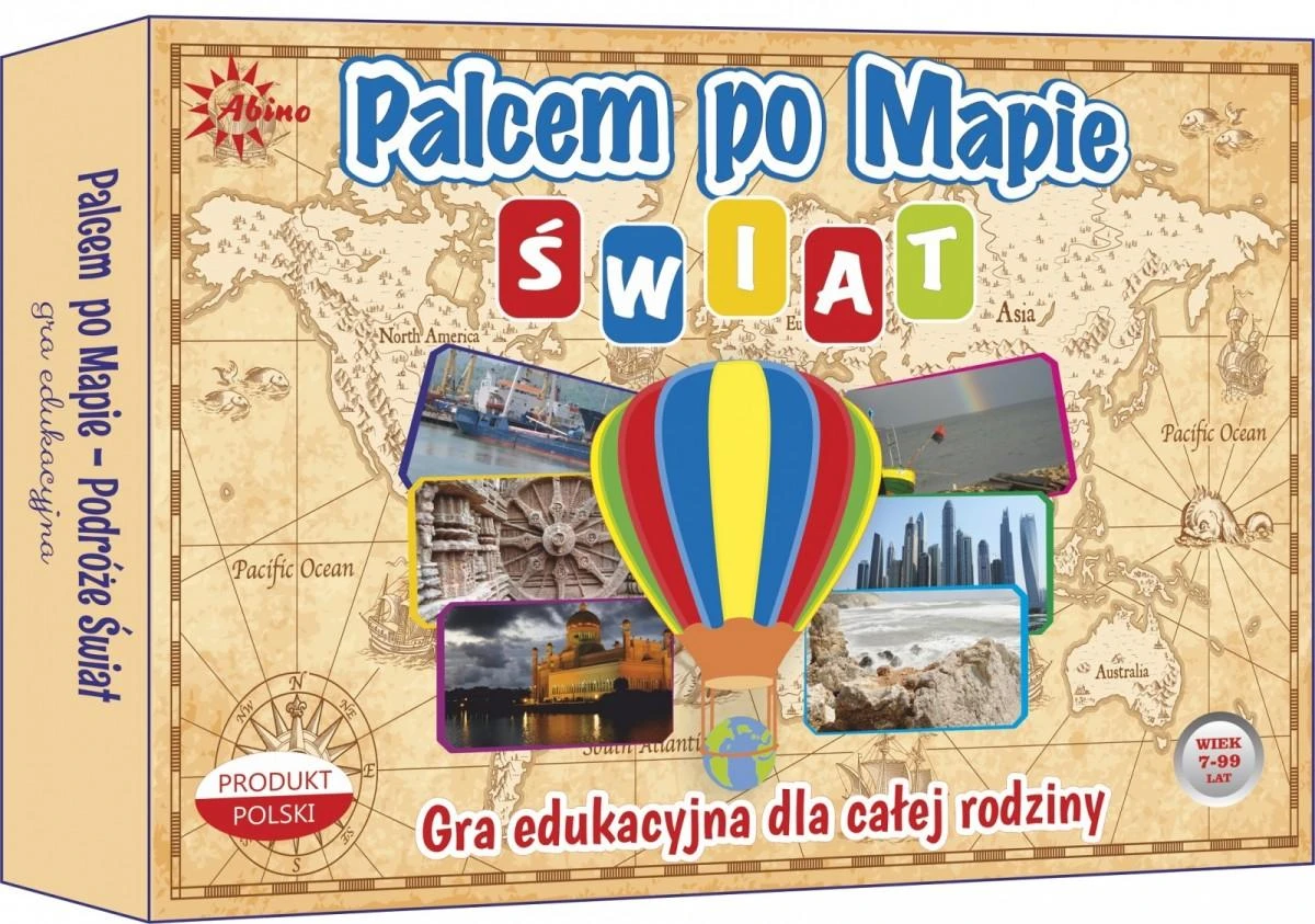 Abino Pirštu per žemėlapį – pasaulis