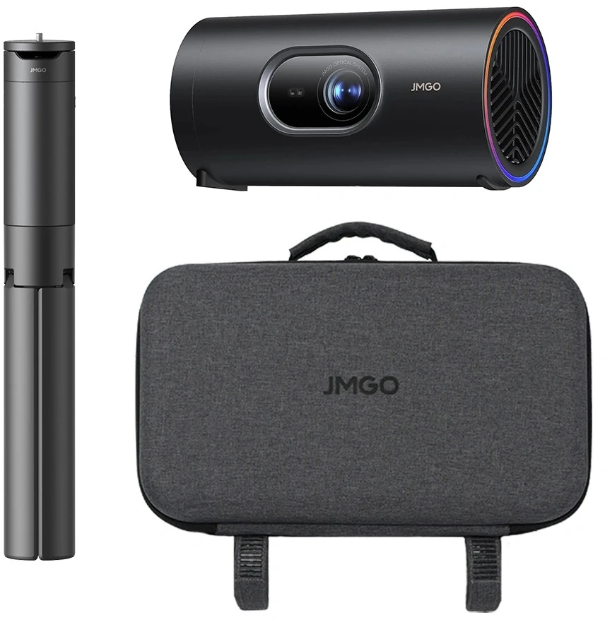 Rinkinys projektorius JMGO PicoPlay+ gen.2 + statyw su powerbankiem