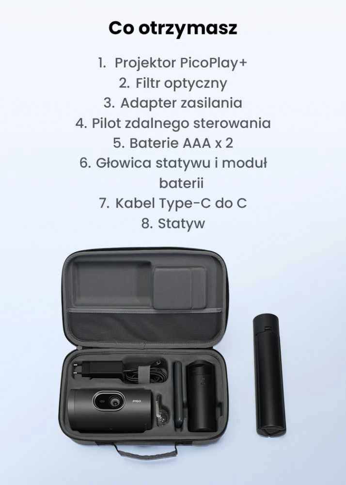 JMGO PicoPlay+ projektorius su trikoju
