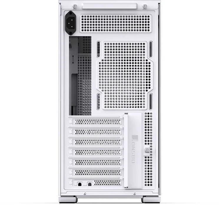 Jonsbo D41 MESH Screen ATX Case, Tempered Glass - baltas