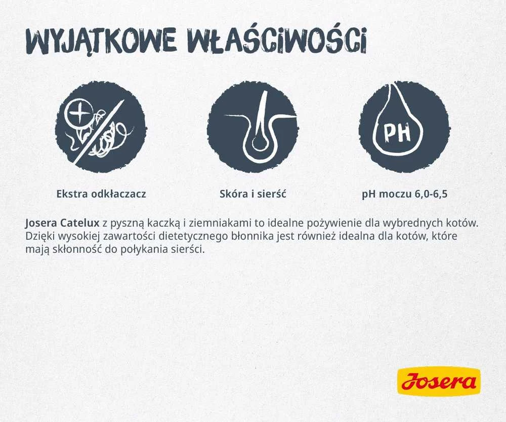 Josera Catelux sausas maistas suaugusiems išrankioms katėms 2kg